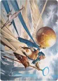 Linvala, Shield of Sea Gate Art Card [Zendikar Rising Art Series] | Galaxy Games LLC