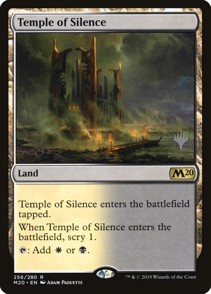 Temple of Silence (Promo Pack) [Core Set 2020 Promos] | Galaxy Games LLC