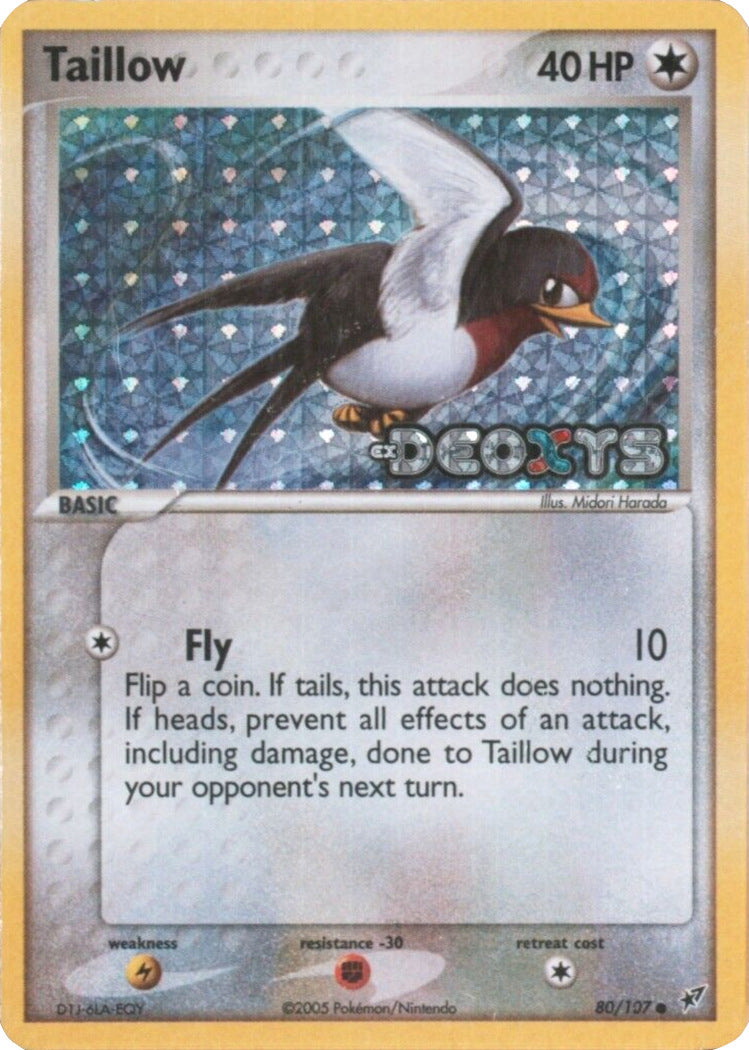 Taillow (80/107) (Stamped) [EX: Deoxys] | Galaxy Games LLC