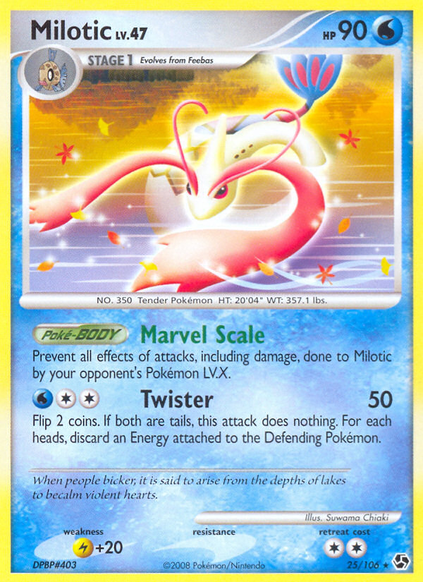 Milotic (25/106) [Diamond & Pearl: Great Encounters] | Galaxy Games LLC