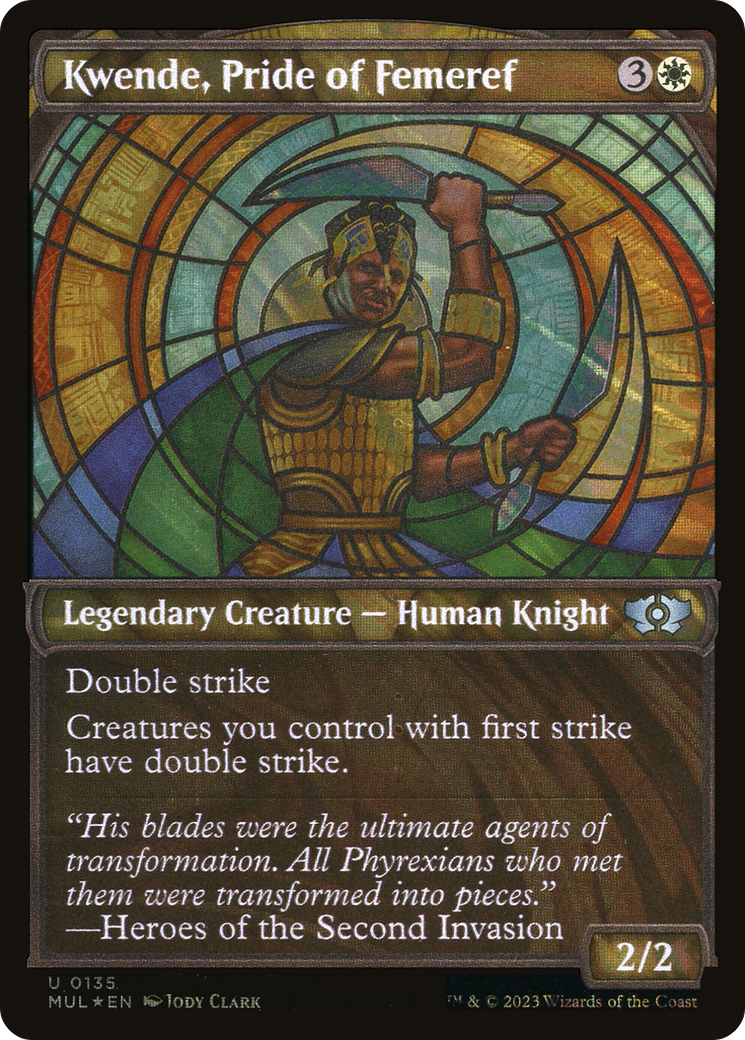 Kwende, Pride of Femeref (Halo Foil) [Multiverse Legends] | Galaxy Games LLC