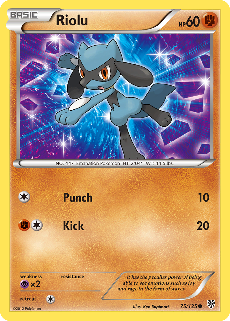 Riolu (75/135) [Black & White: Plasma Storm] | Galaxy Games LLC