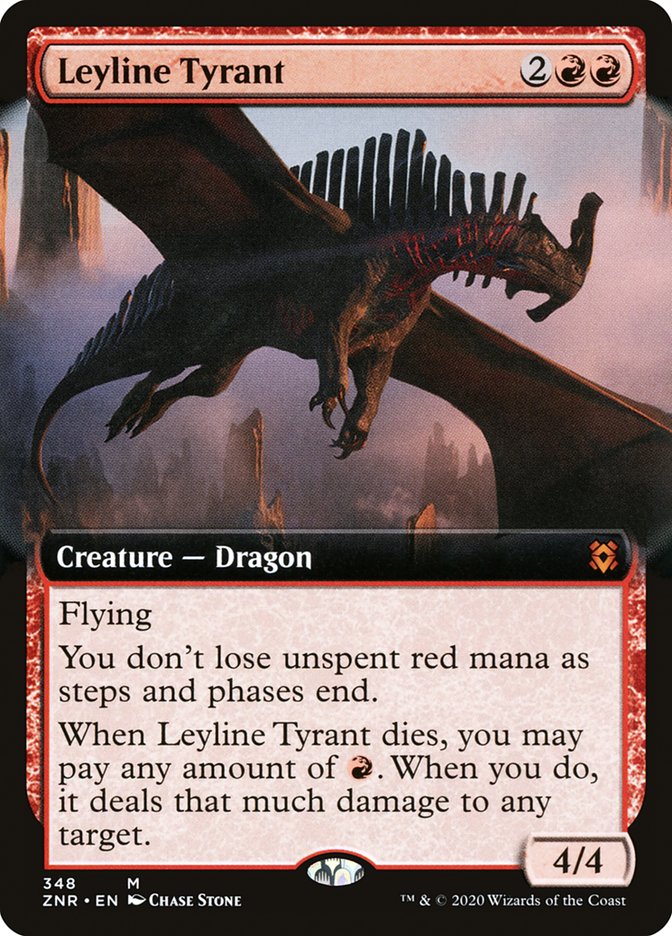 Leyline Tyrant (Extended Art) [Zendikar Rising] | Galaxy Games LLC