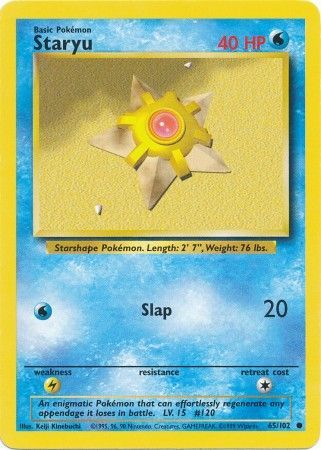 Staryu (65/102) [Base Set Unlimited] | Galaxy Games LLC