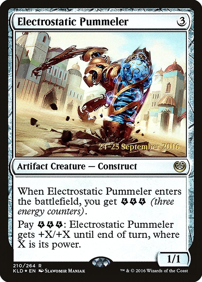 Electrostatic Pummeler [Kaladesh Prerelease Promos] | Galaxy Games LLC