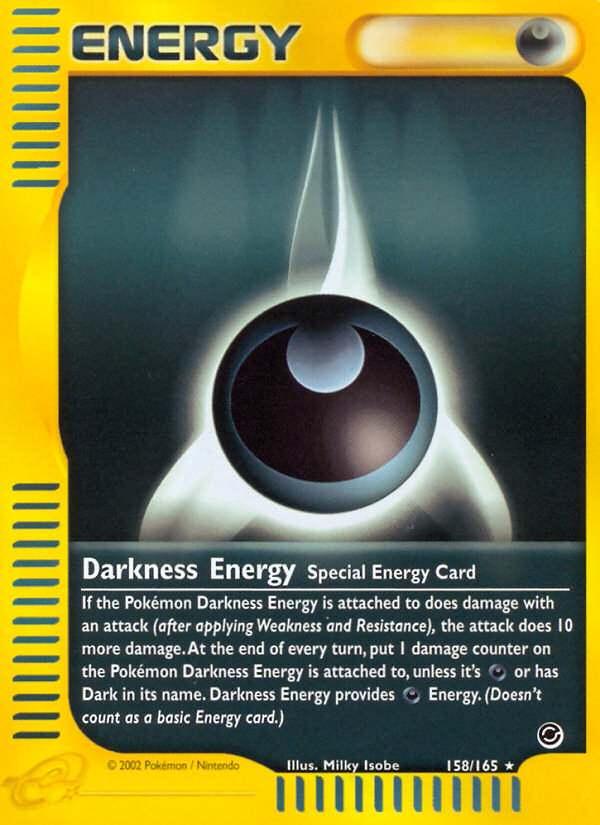 Darkness Energy (158/165) [Expedition: Base Set] | Galaxy Games LLC