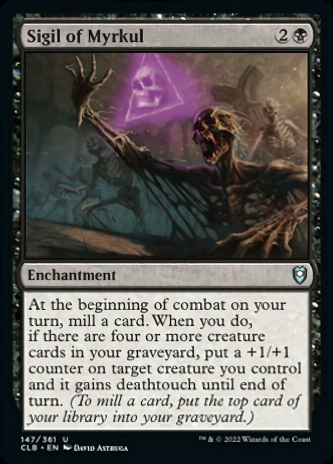 Sigil of Myrkul [Commander Legends: Battle for Baldur's Gate] | Galaxy Games LLC