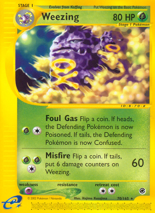 Weezing (70/165) [Expedition: Base Set] | Galaxy Games LLC