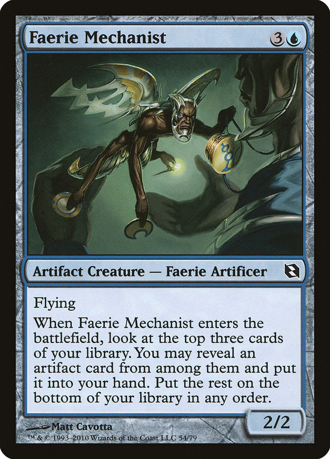 Faerie Mechanist [Duel Decks: Elspeth vs. Tezzeret] | Galaxy Games LLC