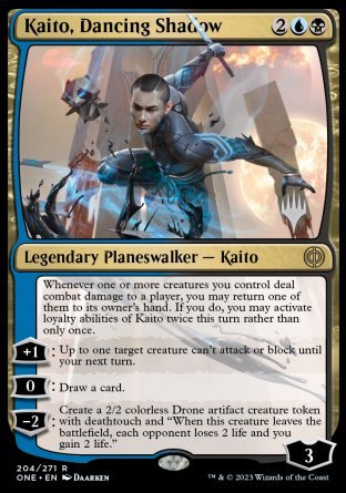Kaito, Dancing Shadow (Promo Pack) [Phyrexia: All Will Be One Promos] | Galaxy Games LLC