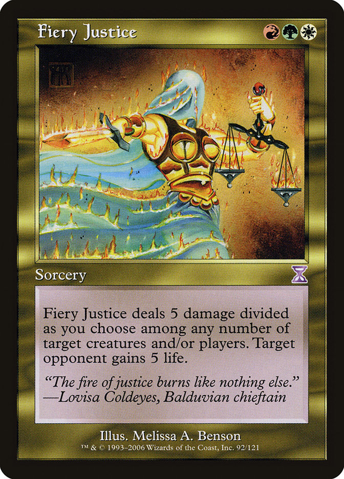 Fiery Justice [Time Spiral Timeshifted] | Galaxy Games LLC