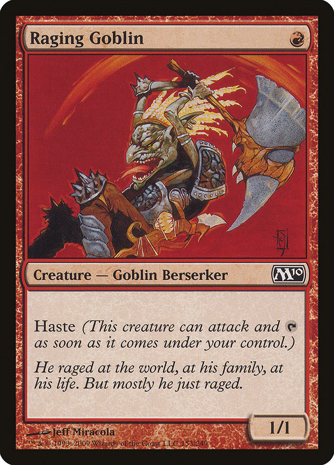 Raging Goblin [Magic 2010] | Galaxy Games LLC