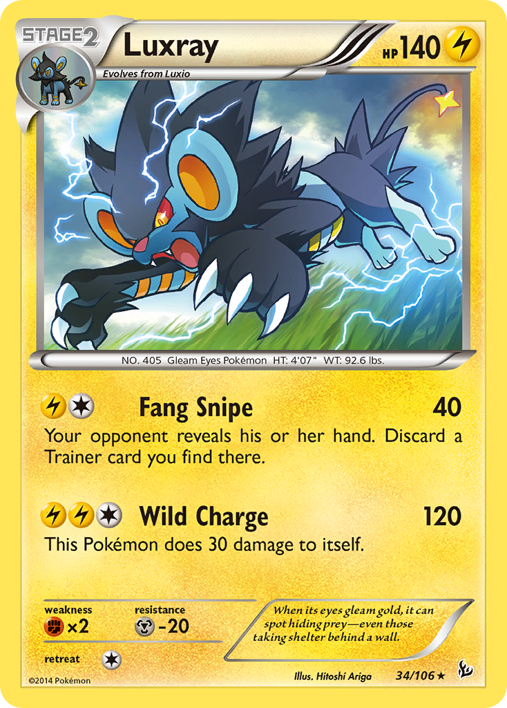 Luxray (34/106) [XY: Flashfire] | Galaxy Games LLC