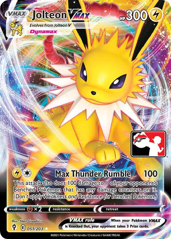 Jolteon VMAX (051/203) [Prize Pack Series One] | Galaxy Games LLC