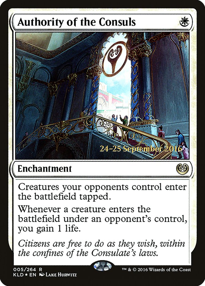 Authority of the Consuls [Kaladesh Prerelease Promos] | Galaxy Games LLC