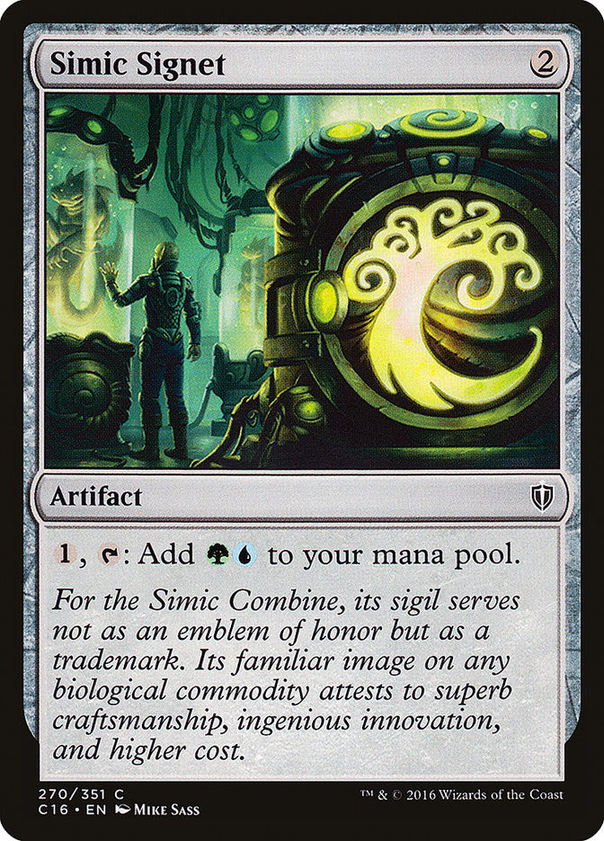 Simic Signet [Commander 2016] | Galaxy Games LLC