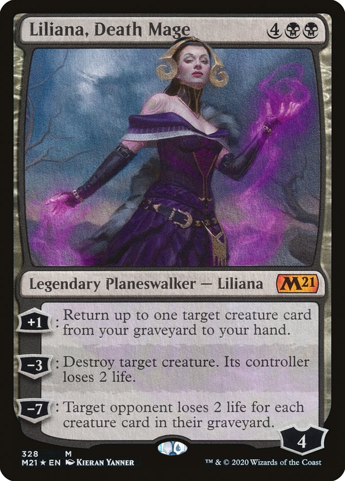 Liliana, Death Mage [Core Set 2021] | Galaxy Games LLC