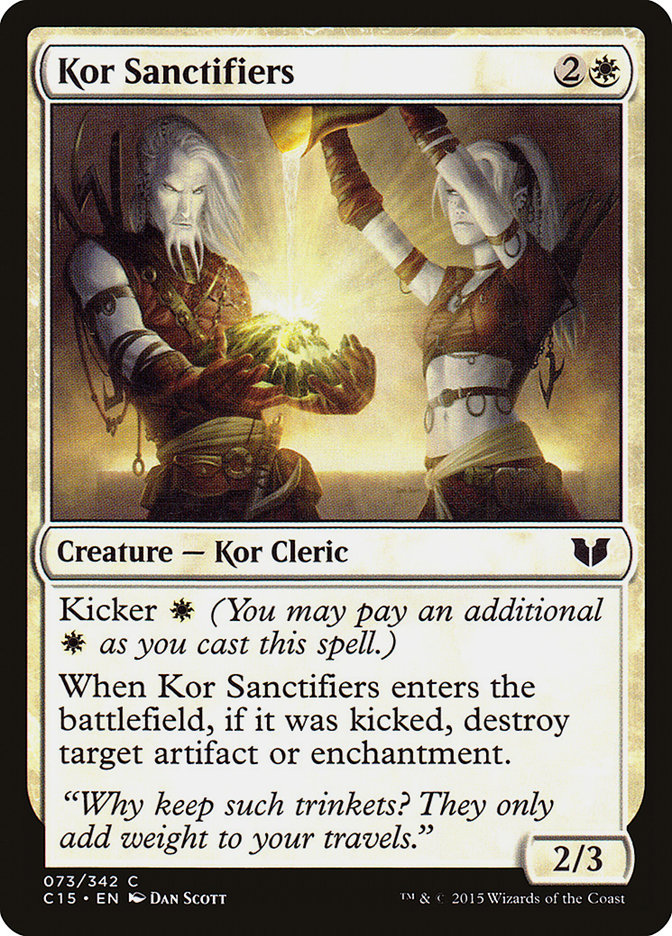 Kor Sanctifiers [Commander 2015] | Galaxy Games LLC