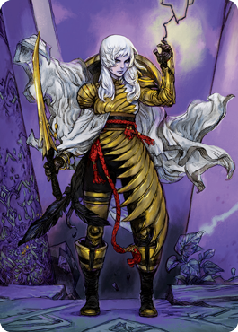 The Wandering Emperor 1 Art Card [Kamigawa: Neon Dynasty Art Series] | Galaxy Games LLC