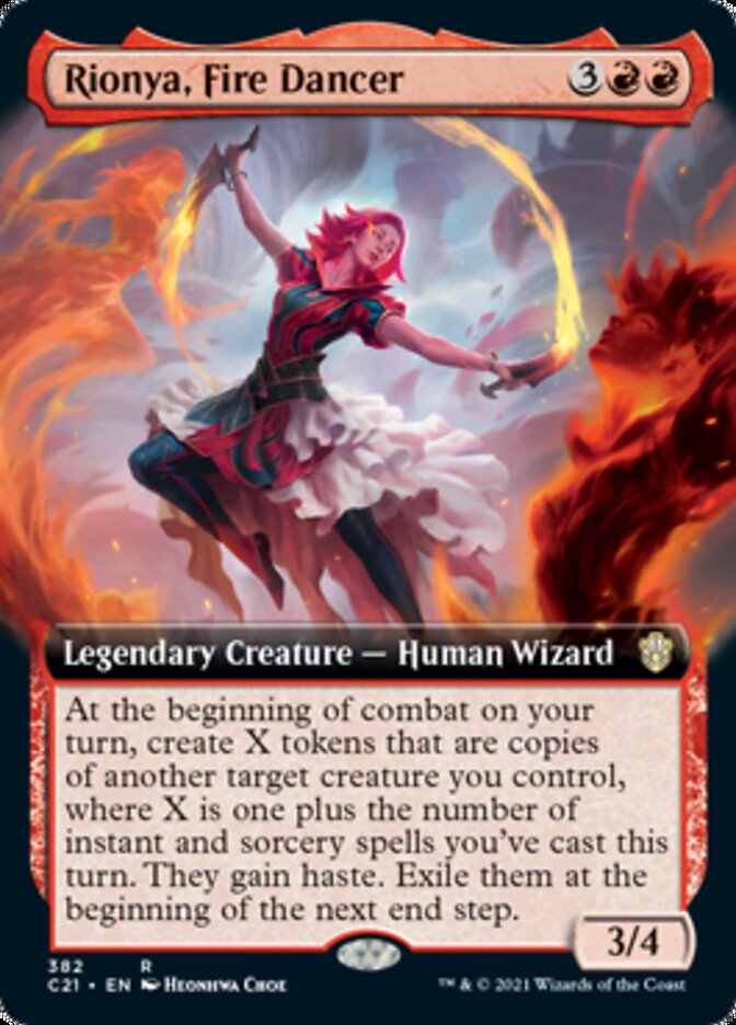 Rionya, Fire Dancer (Extended Art) [Commander 2021] | Galaxy Games LLC