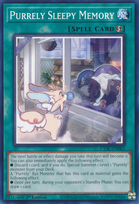Purrely Sleepy Memory [CYAC-EN061] Common | Galaxy Games LLC