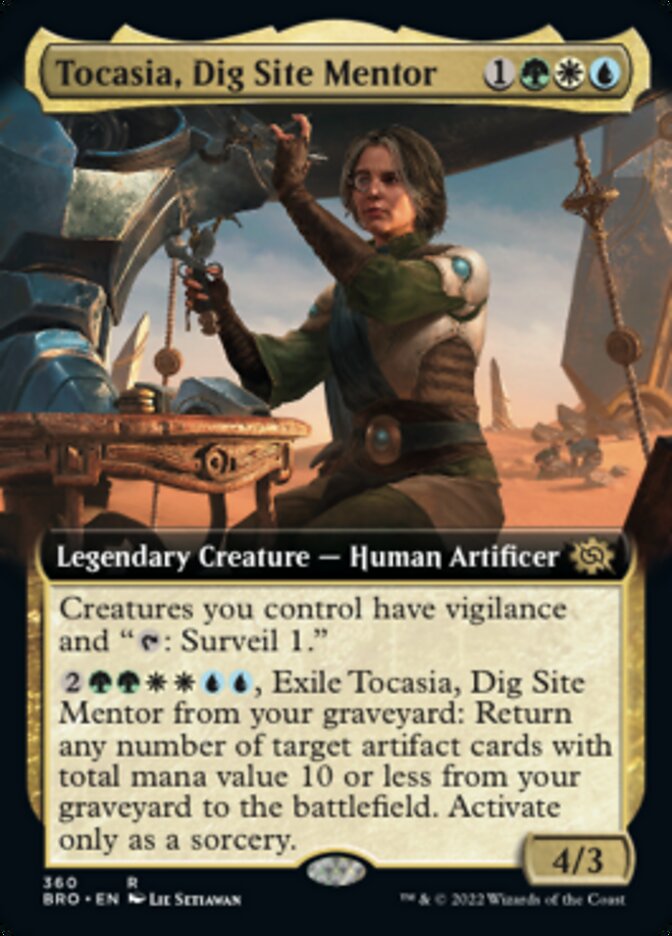 Tocasia, Dig Site Mentor (Extended Art) [The Brothers' War] | Galaxy Games LLC