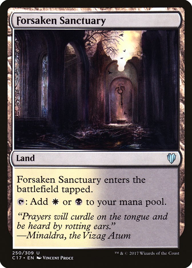 Forsaken Sanctuary [Commander 2017] | Galaxy Games LLC