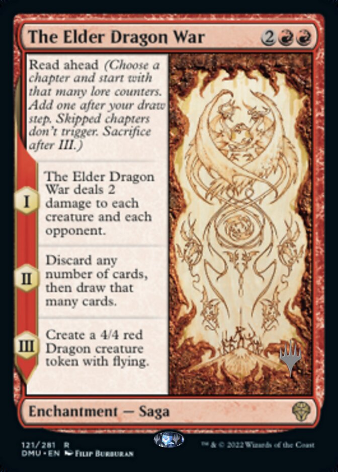 The Elder Dragon War (Promo Pack) [Dominaria United Promos] | Galaxy Games LLC