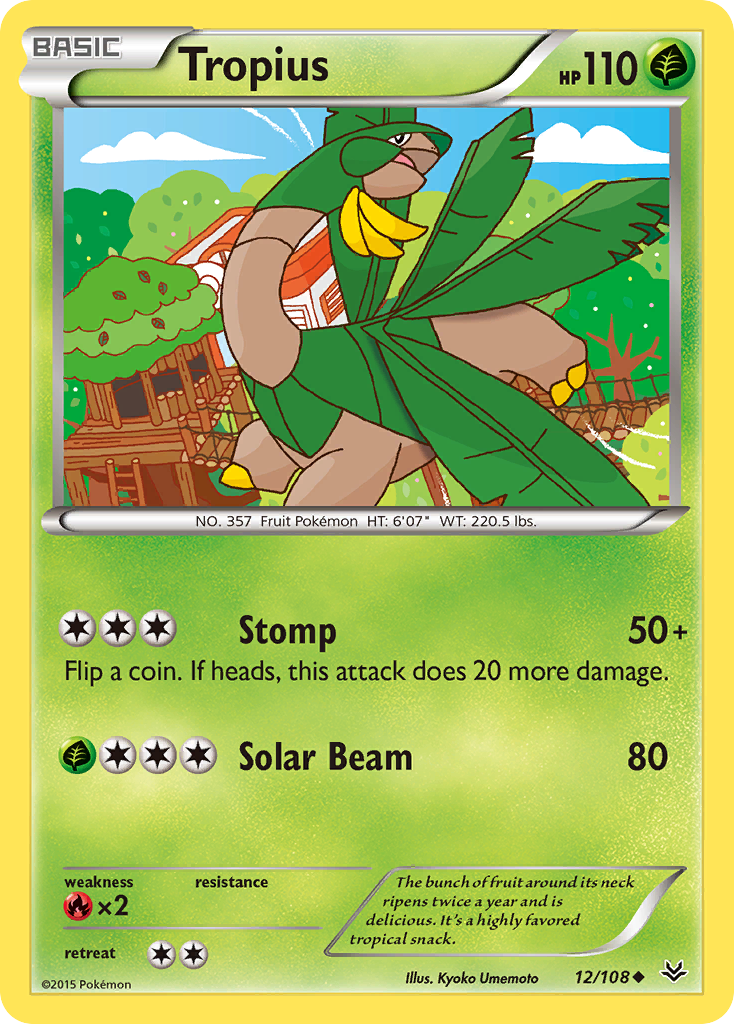 Tropius (12/108) [XY: Roaring Skies] | Galaxy Games LLC