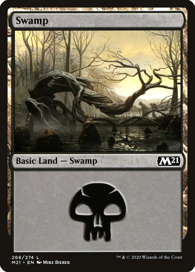 Swamp (266) [Core Set 2021] | Galaxy Games LLC