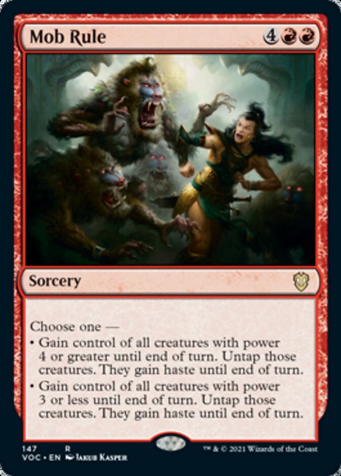 Mob Rule [Innistrad: Crimson Vow Commander] | Galaxy Games LLC