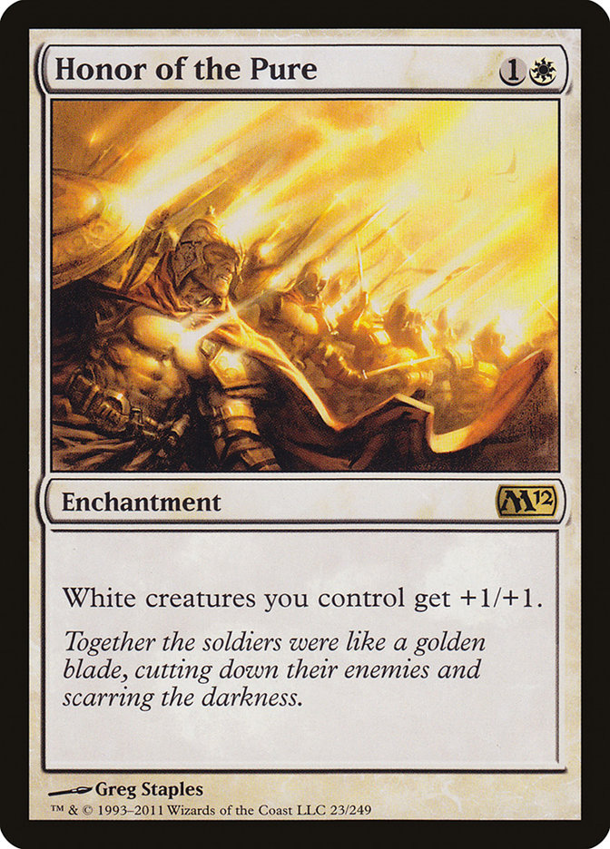Honor of the Pure [Magic 2012] | Galaxy Games LLC