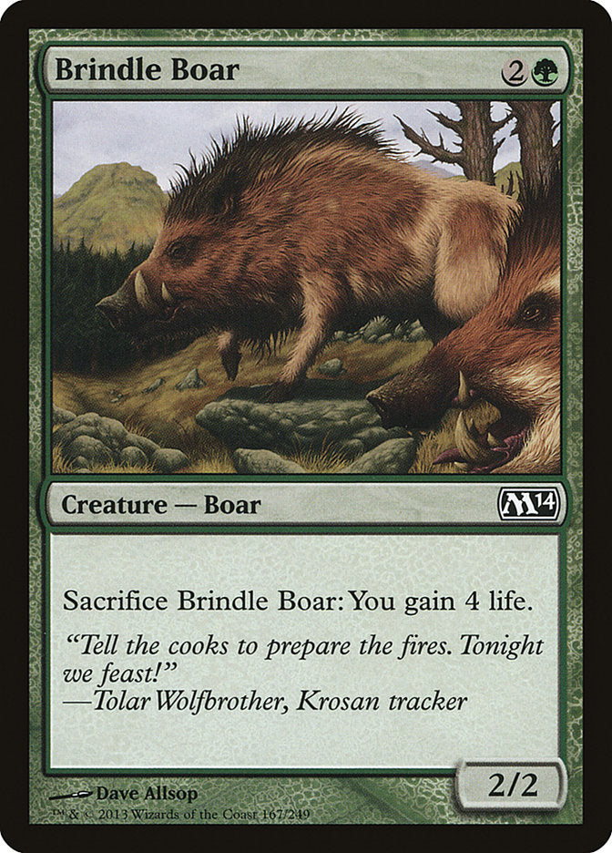 Brindle Boar [Magic 2014] | Galaxy Games LLC