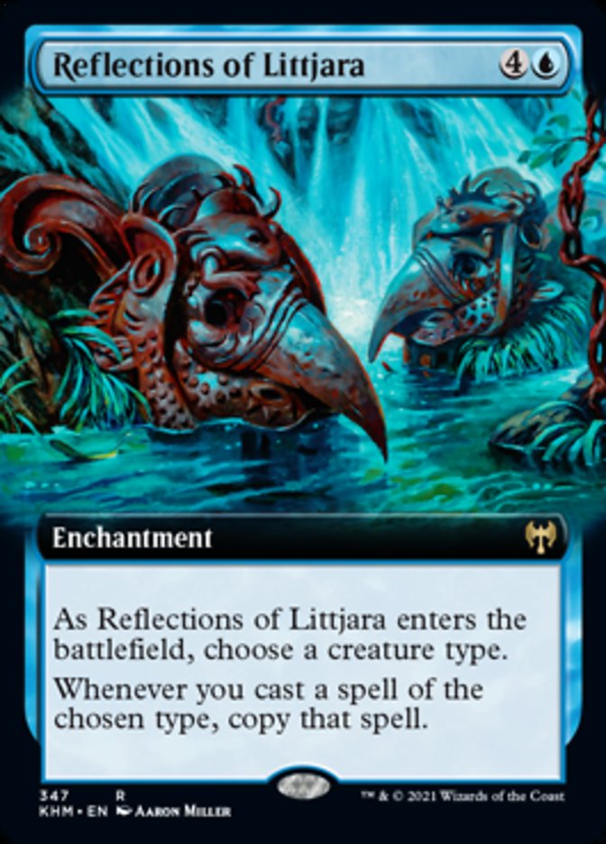 Reflections of Littjara (Extended Art) [Kaldheim] | Galaxy Games LLC