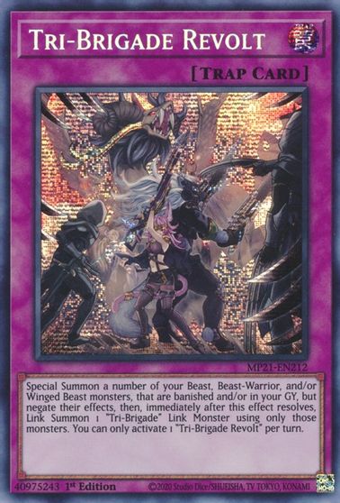 Tri-Brigade Revolt [MP21-EN212] Prismatic Secret Rare | Galaxy Games LLC