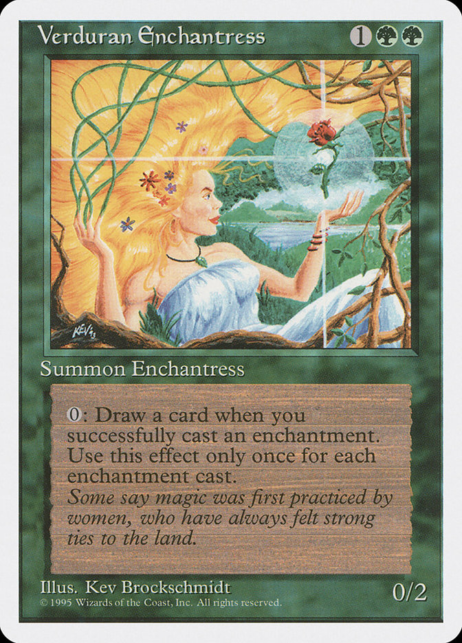 Verduran Enchantress [Fourth Edition] | Galaxy Games LLC