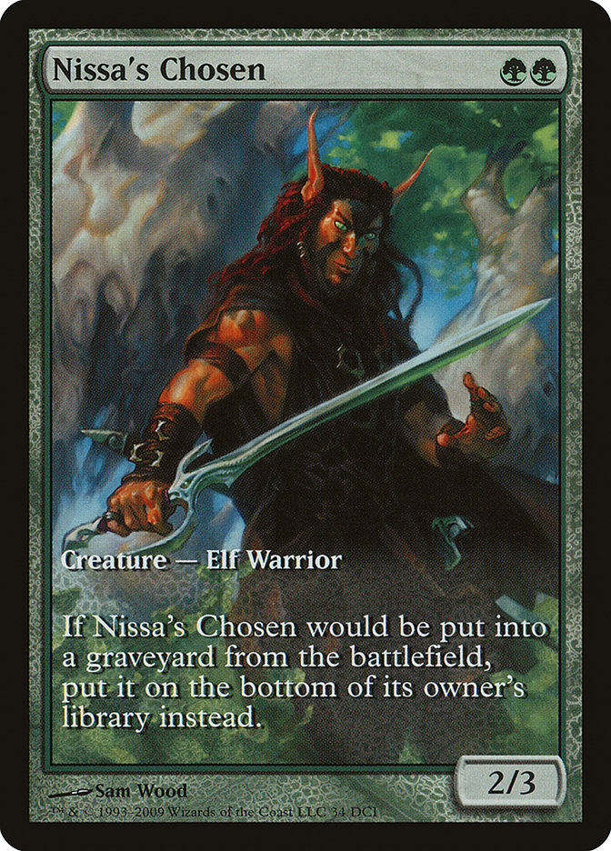 Nissa's Chosen (Game Day) (Extended Art) [Zendikar Promos] | Galaxy Games LLC