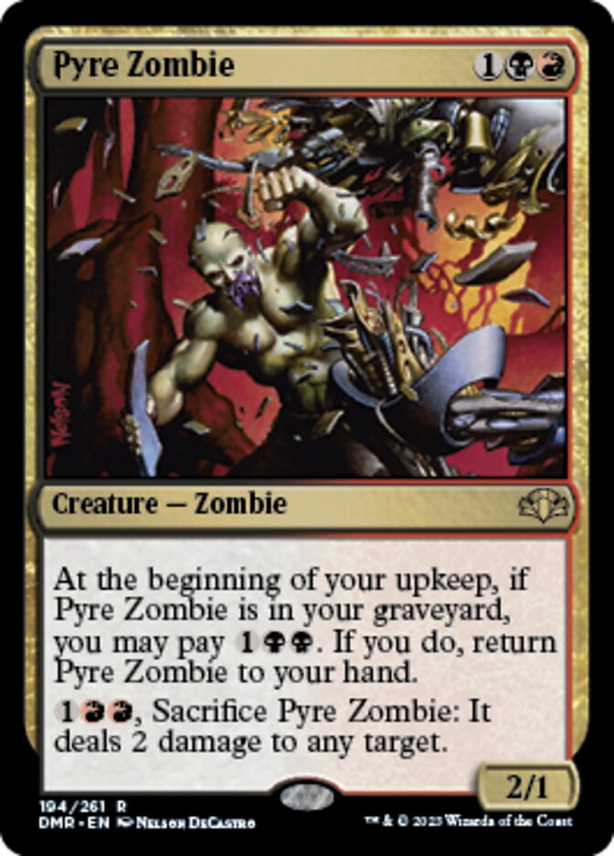 Pyre Zombie [Dominaria Remastered] | Galaxy Games LLC