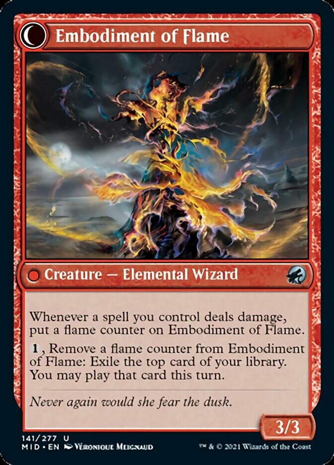 Flame Channeler // Embodiment of Flame [Innistrad: Midnight Hunt] | Galaxy Games LLC