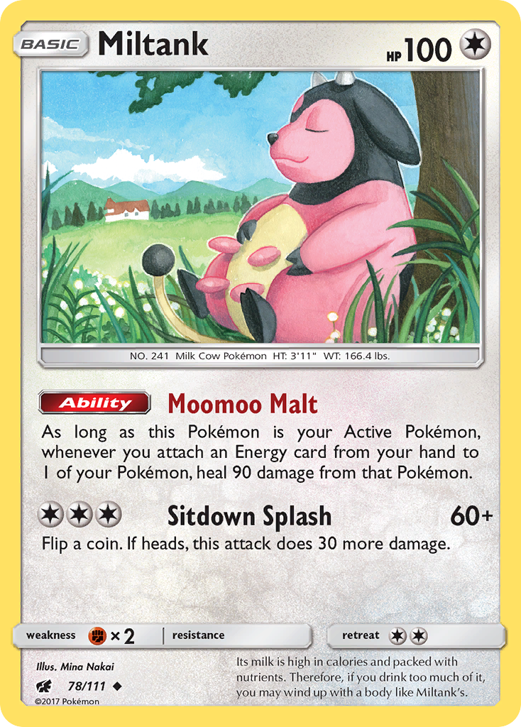 Miltank (78/111) [Sun & Moon: Crimson Invasion] | Galaxy Games LLC