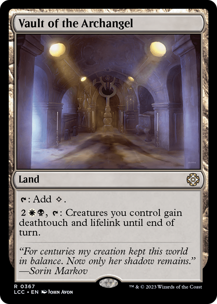 Vault of the Archangel [The Lost Caverns of Ixalan Commander] | Galaxy Games LLC