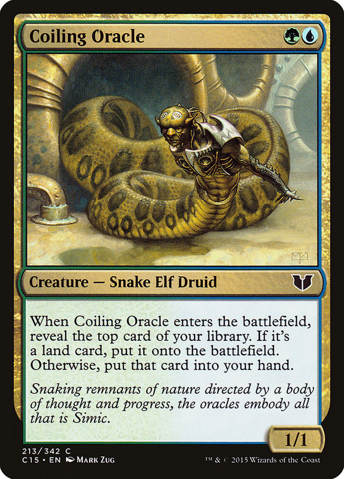 Coiling Oracle [Commander 2015] | Galaxy Games LLC