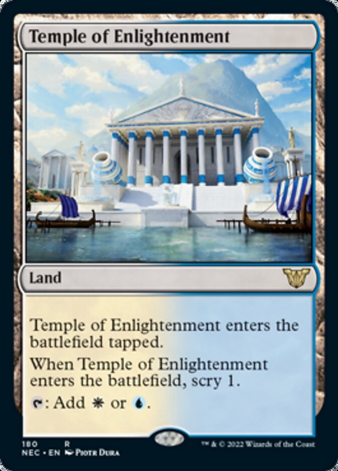 Temple of Enlightenment [Kamigawa: Neon Dynasty Commander] | Galaxy Games LLC