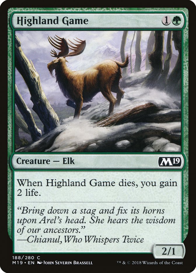 Highland Game [Core Set 2019] | Galaxy Games LLC