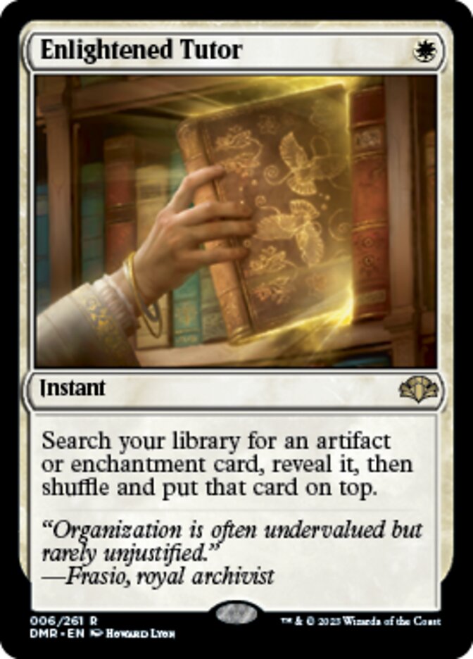 Enlightened Tutor [Dominaria Remastered] | Galaxy Games LLC