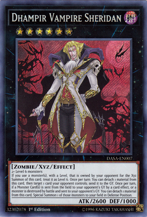 Dhampir Vampire Sheridan [DASA-EN007] Secret Rare | Galaxy Games LLC