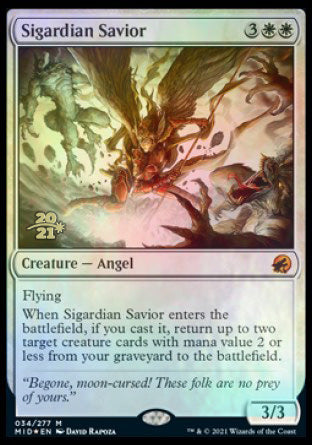 Sigardian Savior [Innistrad: Midnight Hunt Prerelease Promos] | Galaxy Games LLC