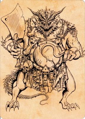 Thrakkus the Butcher Art Card [Commander Legends: Battle for Baldur's Gate Art Series] | Galaxy Games LLC