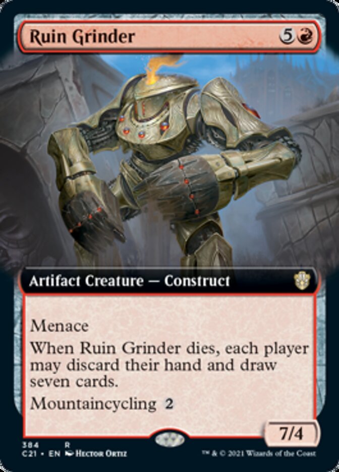 Ruin Grinder (Extended Art) [Commander 2021] | Galaxy Games LLC