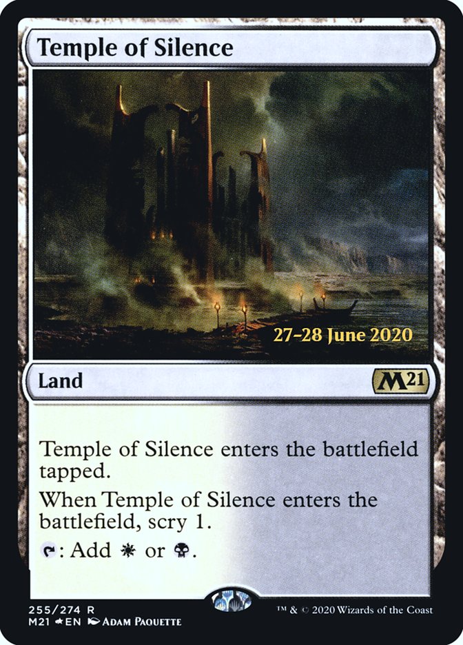 Temple of Silence [Core Set 2021 Prerelease Promos] | Galaxy Games LLC